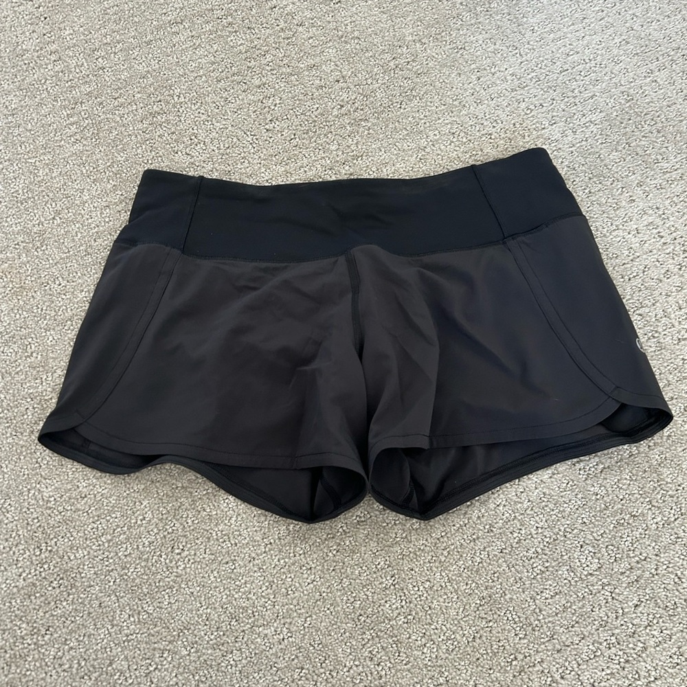 Lulu Women's Black Athletic Shorts